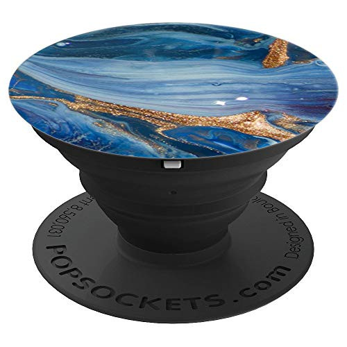 Blue Marble Opal Quartz Crystal Photo for Stone Lovers - PopSockets Grip and Stand for Phones and Tablets Blue Marble Opal Quartz Crystal Photo for Stone Lovers - PopSockets Grip and Stand for Phones and Tablets