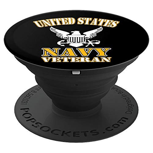 US Navy Military Veteran Military Pride - Gift Accessory - PopSockets Grip and Stand for Phones and Tablets