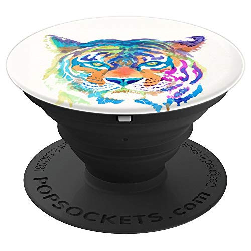 Watercolor Colorful Wild Cat Tiger Pop Mount Socket - PopSockets Grip and Stand for Phones and Tablets Watercolor Colorful Wild Cat Tiger Pop Mount Socket - PopSockets Grip and Stand for Phones and Tablets