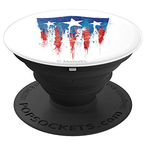 Marvel Captain America Flag - PopSockets Grip and Stand for Phones and Tablets