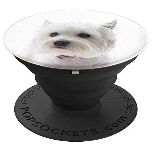 I Love My Westie West Highland Terrier Owner Gift - PopSockets Grip and Stand for Phones and Tablets