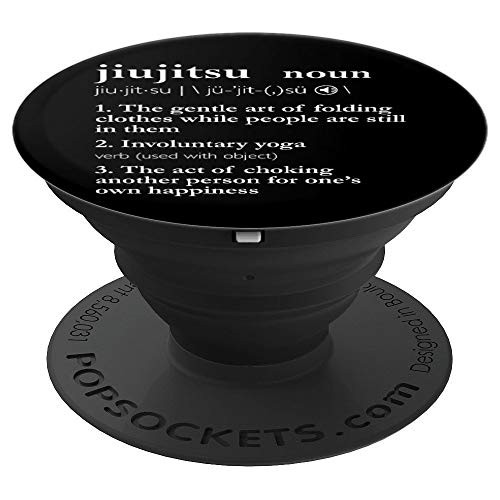 Funny Brazilian Jiu Jitsu BJJ Gifts MMA Cage Fighter Men Him PopSockets Grip and Stand for Phones and Tablets