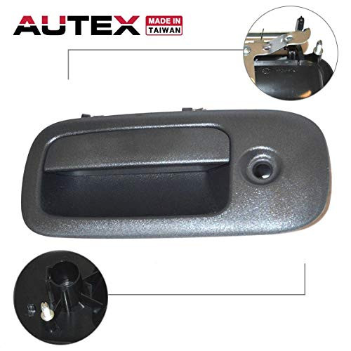 AUTEX Exterior Outer Front Left Driver Side Door Handle Compatible with GMC Savana,Chevy Express 1500 2500 3500 1996 1997 1998 1999 2000 2001 2002 Door Handle 79304 15167641 25942271