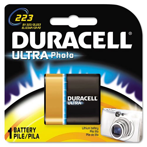 Duracell - Lithium Batteries 6.0 Volt Lithium Photo/Elictronic Battery: 243-Dl223Abpk -  6.0 volt lithium photo/elictronic battery