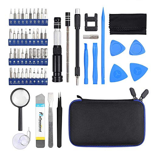 Screwdriver Set LiNKFOR 58 in 1 Precision Screwdriver Set Magnetic Repair Tool Kit Screwdriver Kit with Portable Bag Electronics Repair Tool Kit for iPhone Pad PC Laptops PS4 Computer Camera Phone