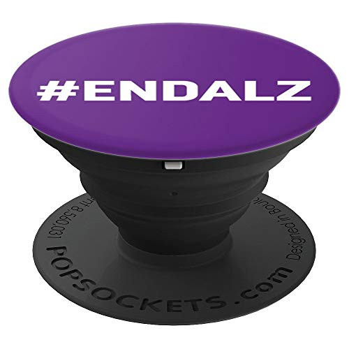 Alzheimer's Awareness Products Purple #ENDALZ End ALZ Gift - PopSockets Grip and Stand for Phones and Tablets Alzheimer's Awareness Products Purple #ENDALZ End ALZ Gift - PopSockets Grip and Stand for Phones and Tablets