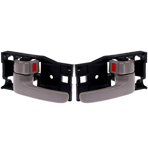 OCPTY Door Handles Interior Driver Passenger Side Replacement fit 2001-2007 Toyota Sequoia 2004-2006 Toyota Tundra Inside Door Handles Gray(2pcs) OCPTY Door Handles Interior Driver Passenger Side Replacement fit 2001-2007 Toyota Sequoia 2004-2006 Toyota Tundra Inside Door Handles Gray(2pcs)