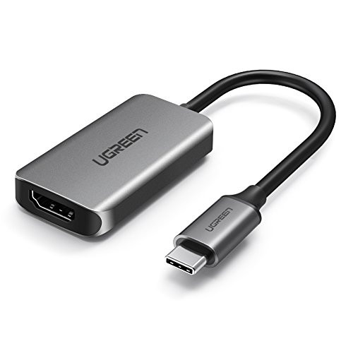 UGREEN USB C to HDMI Adapter 4K 60HZ USB Type C Thunderbolt 3 Converter for Macbook Pro, Samsung S10 Note 9 8 S9 S8 Plus, iMac, Google Chromebook Pixel, LG G5 V30 V20,Dell XPS 15 13,Yoga 900, Aluminum