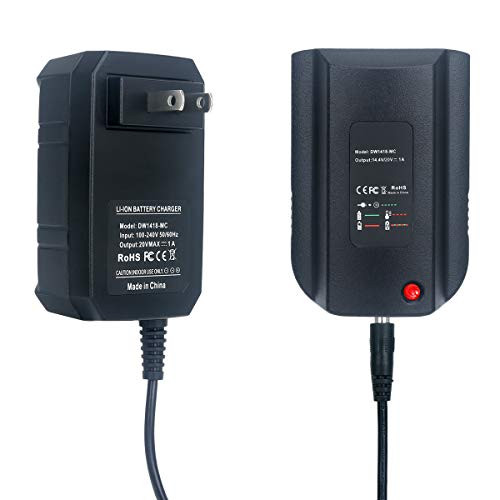 Lasica Replacement Dewalt 14.4V/20V Lithium Battery Charger DCB107 DCB115 DCB112 for Dewalt 14.4V or 20V Slide Style Lithium Battery DCB205 DCB200 DCB201 DCB203 DCB204 DCB206 DCB207 DCB180 DCB181