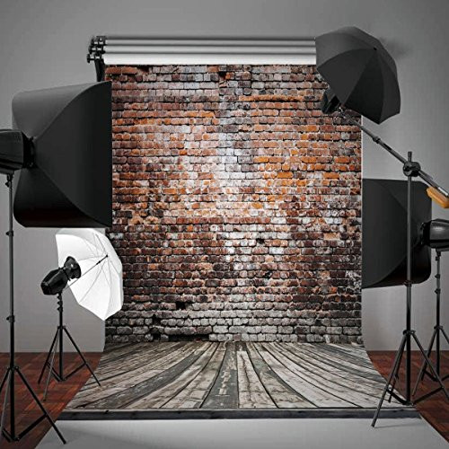 Showyou 5x7ft Color Brick Wall Photography Backdrop Studio Wooden Floor Photo Background Props Showyou 5x7ft Color Brick Wall Photography Backdrop Studio Wooden Floor Photo Background Props