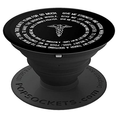 Nurse Practitioner Christian Prayer Nursing Graduation Week - PopSockets Grip and Stand for Phones and Tablets