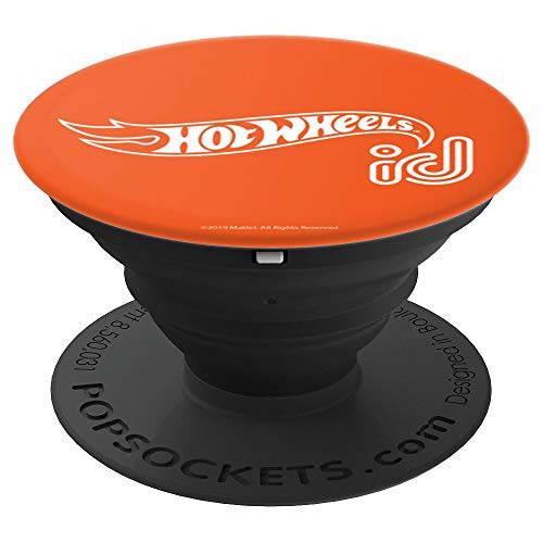 Hot Wheels ID White Logo PopSockets Grip and Stand for Phones and Tablets