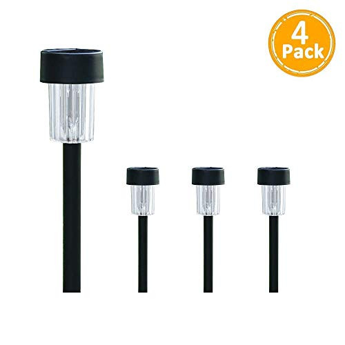 Solar Lights Outdoor or Solar Pathway Lights Outdoor or Solar Garden Lights or Solar Landscape Lights or Solar Lights for Outdoor Yard/Patio/Walkway/Driveway/Lawn/décor (4)