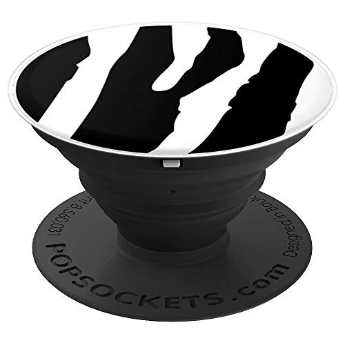 Cute round zebra pattern - PopSockets Grip and Stand for Phones and Tablets