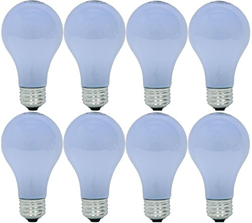 GE Lighting 67774 Reveal 72-Watt, 1120-Lumen A19 Light Bulb with Medium Base, 8-Pack