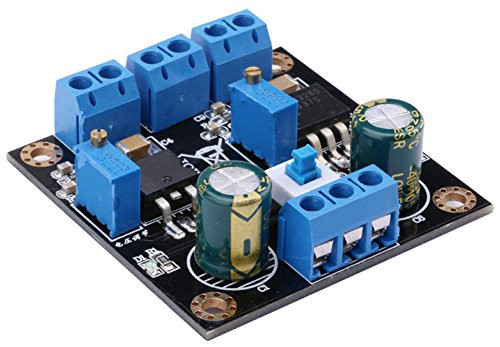 Yeeco LM317 LM337 Linear Adjustable Power Supply, DC DC ±3-30V to ±1.25-30V Variable Volt Buck Converter Step Down Voltage Regulator Converter Module Board with Power Switch