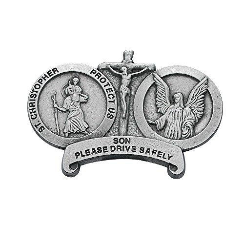 St. Christopher/Son Visor Clip