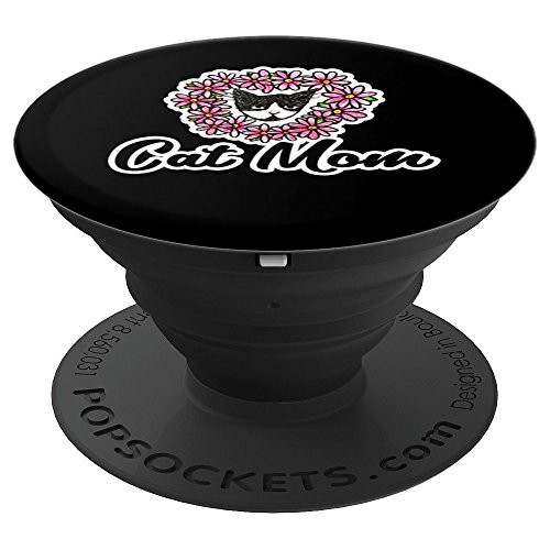 Cat Mom design cat lovers artwork - PopSockets Grip and Stand for Phones and Tablets Cat Mom design cat lovers artwork - PopSockets Grip and Stand for Phones and Tablets