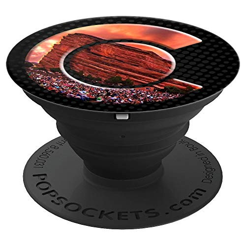 Red Rocks Amphitheater - PopSockets Grip and Stand for Phones and Tablets