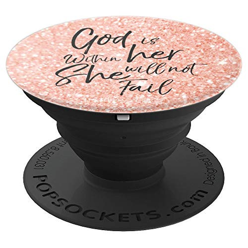 God is Within Her Christian Woman Gift Bible Verse Universe - PopSockets Grip and Stand for Phones and Tablets