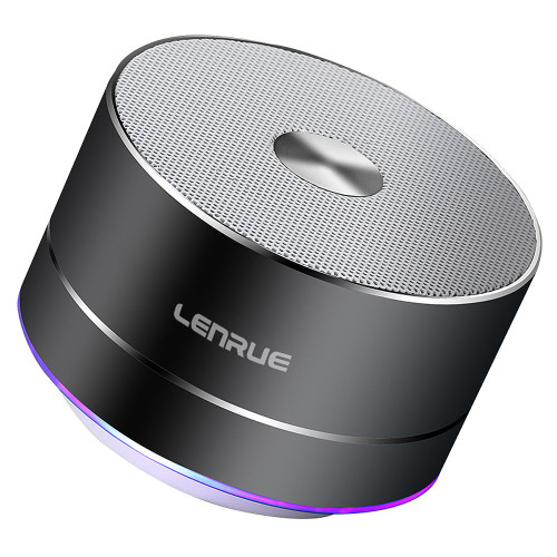 LENRUE Portable Wireless Bluetooth Speaker with Built-in-Mic,Handsfree Call,AUX Line,TF Card for Iphone Ipad Android Smartphone and More (Grey) LENRUE Portable Wireless Bluetooth Speaker with Built-in-Mic,Handsfree Call,AUX Line,TF Card for Iphone Ipad Android Smartphone and More (Grey)