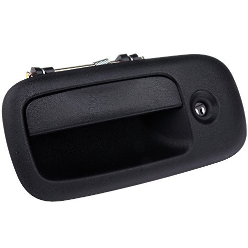 SCITOO Door Handle Exterior Front Left Side fit Chevrolet Express GMC Savana 2003 2004 2005 2006 2007 2008 2009 2010 2011 2012 2013 Black(1pc)