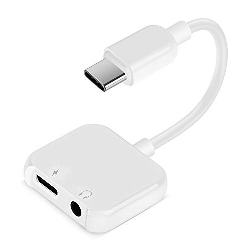 COOYA USB C to 3.5mm Audio Adapter Splitter Replacement for Pixel 3 Headphone Adapter, 2 in 1 USB C Headphone Adapter USB C to AUX Compatible with Google Pixel 2, 2 XL, 3 XL, Huawei P20, P30 Pro White COOYA USB C to 3.5mm Audio Adapter Splitter Replacement for Pixel 3 Headphone Adapter, 2 in 1 USB C Headphone Adapter USB C to AUX Compatible with Google Pixel 2, 2 XL, 3 XL, Huawei P20, P30 Pro White
