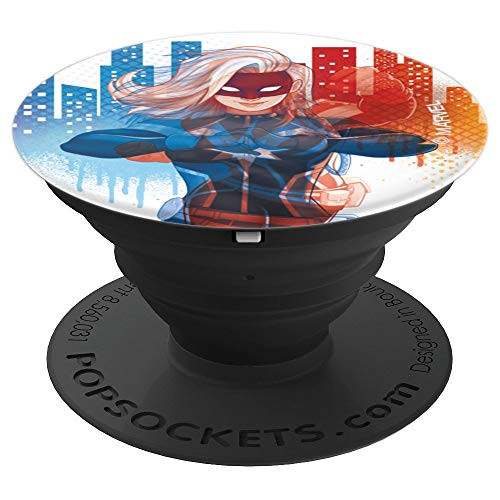 Marvel Rising Secret Warriors Captain Marvel Carol Danvers - PopSockets Grip and Stand for Phones and Tablets