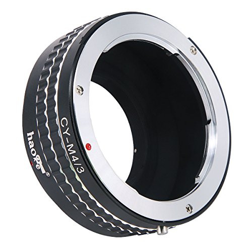 Haoge Manual Lens Mount Adapter for Contax/Yashica C/Y CY mount Lens to Olympus and Panasonic Micro Four Thirds MFT M4/3 M43 Mount Camera