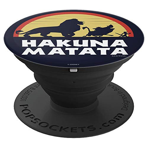 Disney Lion King Simba Timon Pumbaa Hakuna Matata Sunset - PopSockets Grip and Stand for Phones and Tablets