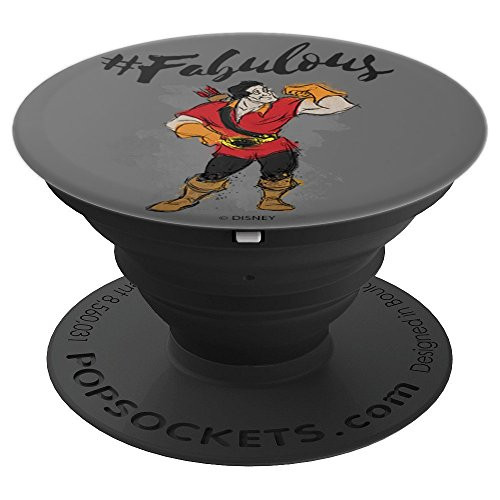 Disney Beauty And The Beat Gaston Hashtag Fabulous - PopSockets Grip and Stand for Phones and Tablets