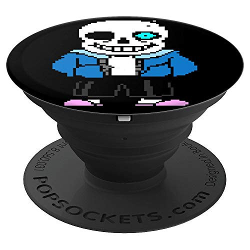 SANS SKELETON, PIXEL, GRIP - PopSockets Grip and Stand for Phones and Tablets