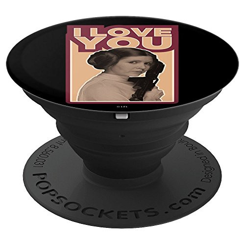 Star Wars Princess Leia I Love You Poster - PopSockets Grip and Stand for Phones and Tablets