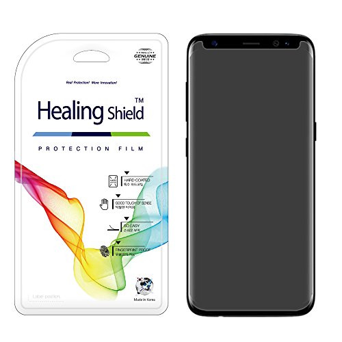 for Galaxy Note 8 Screen Protector, [2 + 1 Pack], Healing Shield CurvedFit Prime Anti-Glare NANOVID 2-Pack Front & 1-Pack Matte Back Full Cover Protector for Galaxy Note 8