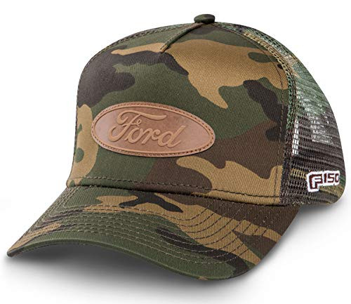 Gregs Automotive Ford F-150 F150 Camo Camouflage Mesh Back Hat Cap - Bundle with Driving Style Decal