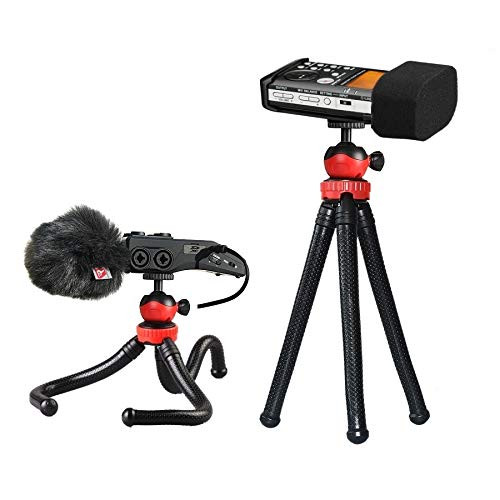 12'' Flexible Tripod Stand for Tascam Recorder DR-40 DR-05 DR-22WL DR-44WL DR-100MKIII - Acetaken 12'' Flexible Tripod Stand for Tascam Recorder DR-40 DR-05 DR-22WL DR-44WL DR-100MKIII - Acetaken