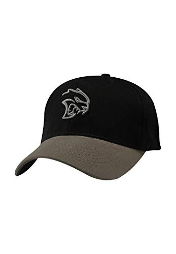 SRT Dodge Hellcat Two Tone Cap, Black/Grey, One Size Fits Most