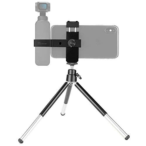 PENIVO Osmo Pocket Tripod, Aluminum 3-axis Mini Tripod Phone Mount Stand for DJI Osmo Pocket Handheld Gimbal Holder Accessories