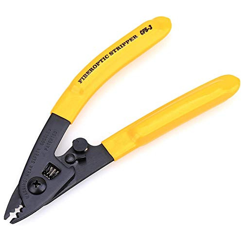 CATVSCOPE Fiber Optic Stripping Pliers 3 Holes Stripping 250 Micron Fiber Cable Stripper FTTH Double-Nose Pliers,Forceps Miller,FTTH Tools