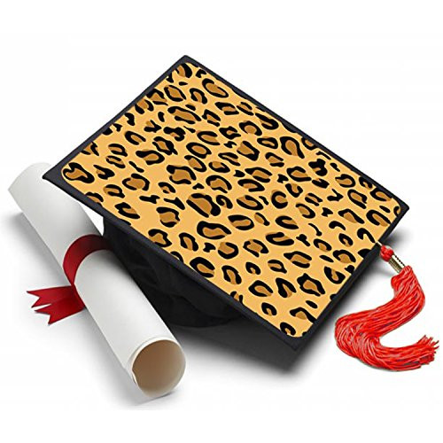 Tassel Toppers Leopard Print Graduation Cap Decorated Grad Caps - Decorating Kits