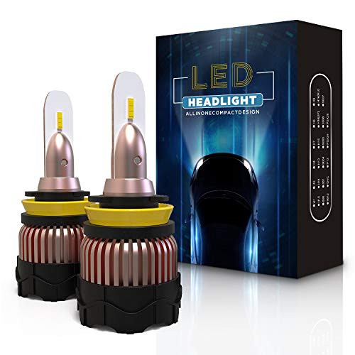 WAYRANK H11 LED Headlight Bulb,H8 H9 10800LM All-in-One Conversion Kit 360 Degree Adjustable Beam Super Bright CSP Chips 6000K White WAYRANK H11 LED Headlight Bulb,H8 H9 10800LM All-in-One Conversion Kit 360 Degree Adjustable Beam Super Bright CSP Chips 6000K White