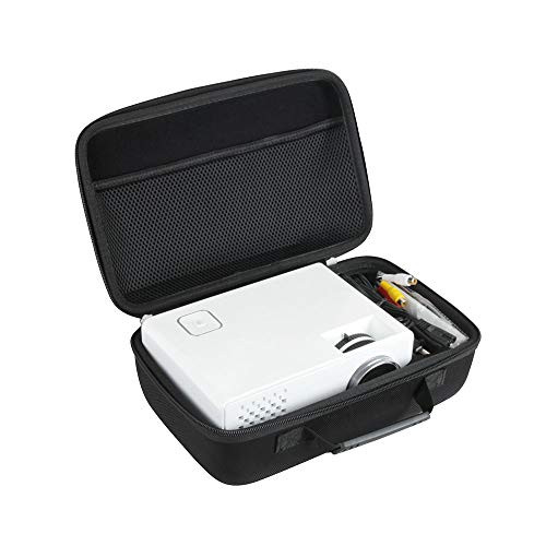 Hard EVA Travel Case for DBPOWER Mini Projector Portable LED Projector by Hermitshell (RD-810)