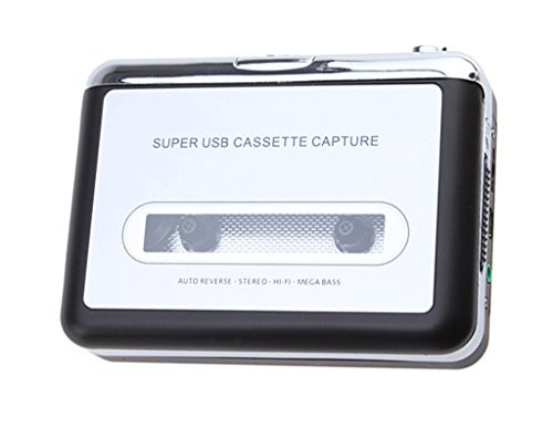SolidPin Cassette Tape to MP3 CD PC converter via USB, Portable USB Cassette Tape Player Captures MP3 Audio Music - Compatible Laptop & Personal Computer - Convert Walkman Tape Cassette to MP3 Format SolidPin Cassette Tape to MP3 CD PC converter via USB, Portable USB Cassette Tape Player Captures MP3 Audio Music - Compatible Laptop & Personal Computer - Convert Walkman Tape Cassette to MP3 Format