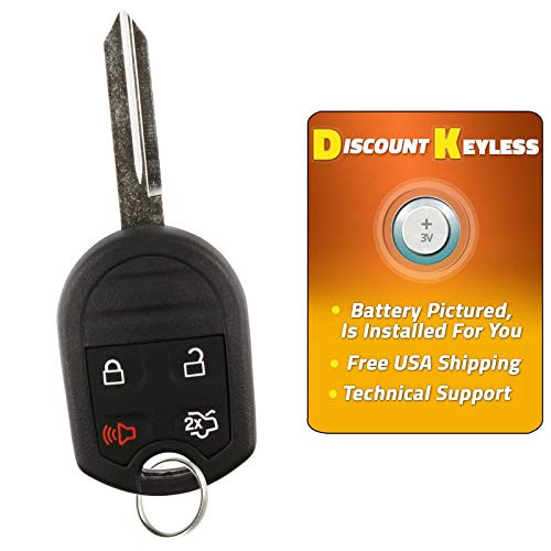 Discount Keyless Replacement Uncut Car Remote Fob Key Compatible with Ford Expedition CWTWB1U793