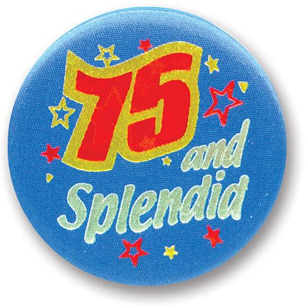 Beistle 75 & Splendid Satin Button