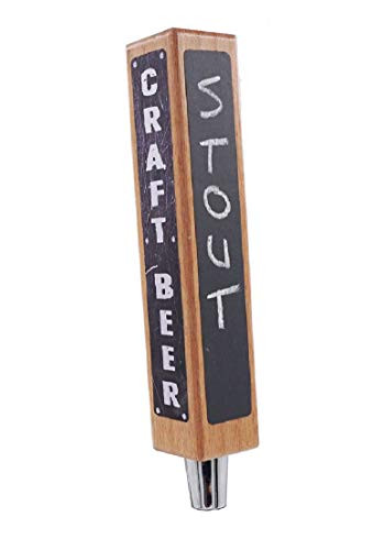 Beer Tap Handle Kit with Chalkboard and Dry Erase. DIY Kegerator Tap Handle