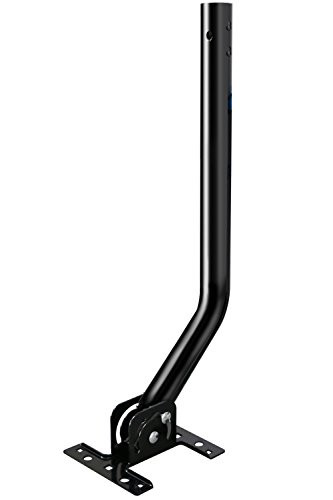 Vansky Adjustable Attic Antenna Mount - Outdoor TV Antenna Mounting Pole Universal Mount Brackets - Easy Installation, Solid Structure, Weather Proof