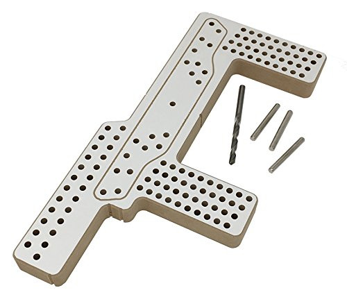 Hardware Horse Drill Jig  Furniture Handle Installation Template for Cabinet Knobs & Pulls  Alignment Guide for Doors & Drawers