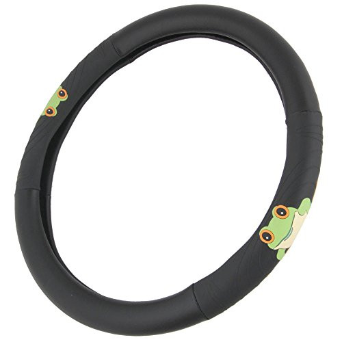 BDK Frog Pattern Steering Wheel Cover 14.5" to 15.5"