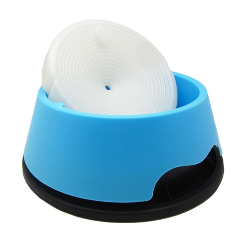Alfie Pet by Petoga Couture - Erin Slow-Down Pet Water Bowl (for Dogs & Cats) - Color: Blue